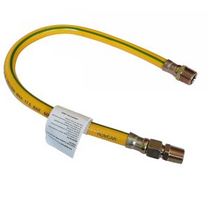 Conector Flexible Liso 3/8 NPTm X 1/2 NPTm longitud 150 cm conectores en Acero