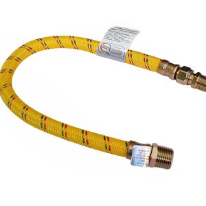 Conector Flexible Trenza 3/8 NPTm X 1/2 NPTm longitud 150 cm conectores en Acero