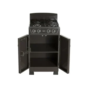 Estufa HACEB de piso 4 puestos gas natural romero gabinete TGN PL