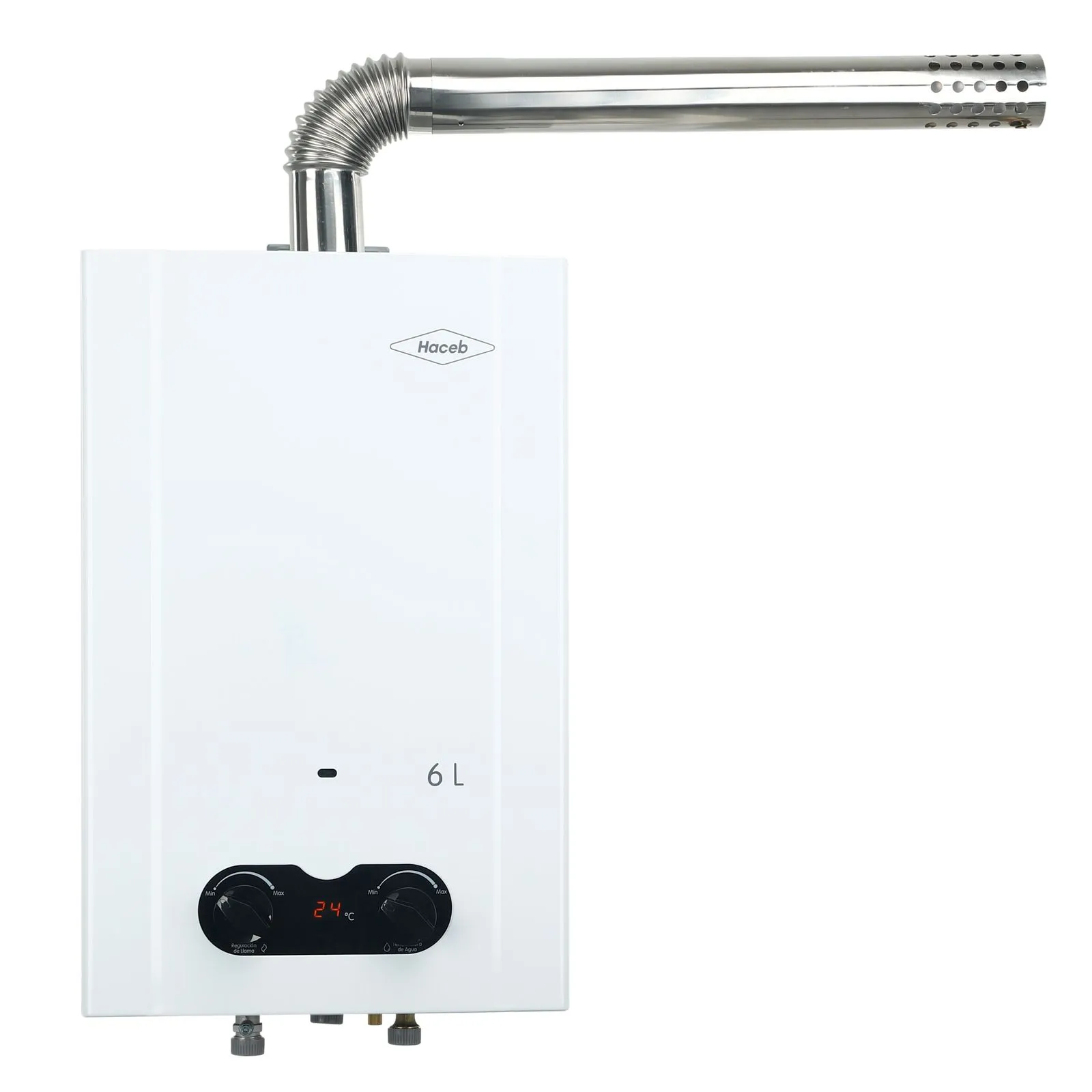 Calentador de agua Haceb de paso a gas natural tiro forzado Bambú 6 litros blanco - Imagen 5